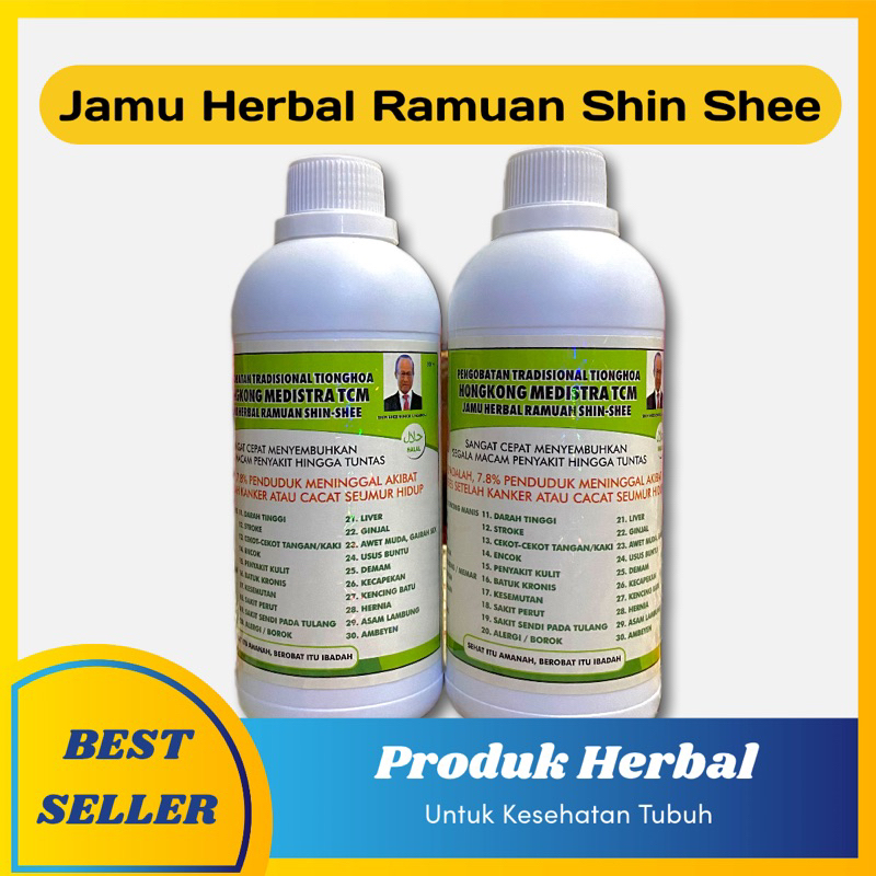 

Jamu Herbal Ramuan Shin Shee Tionghoa Medistra TCM 500ml (Pembelian Luar Jawa Wajib CO Tambahan Packing)