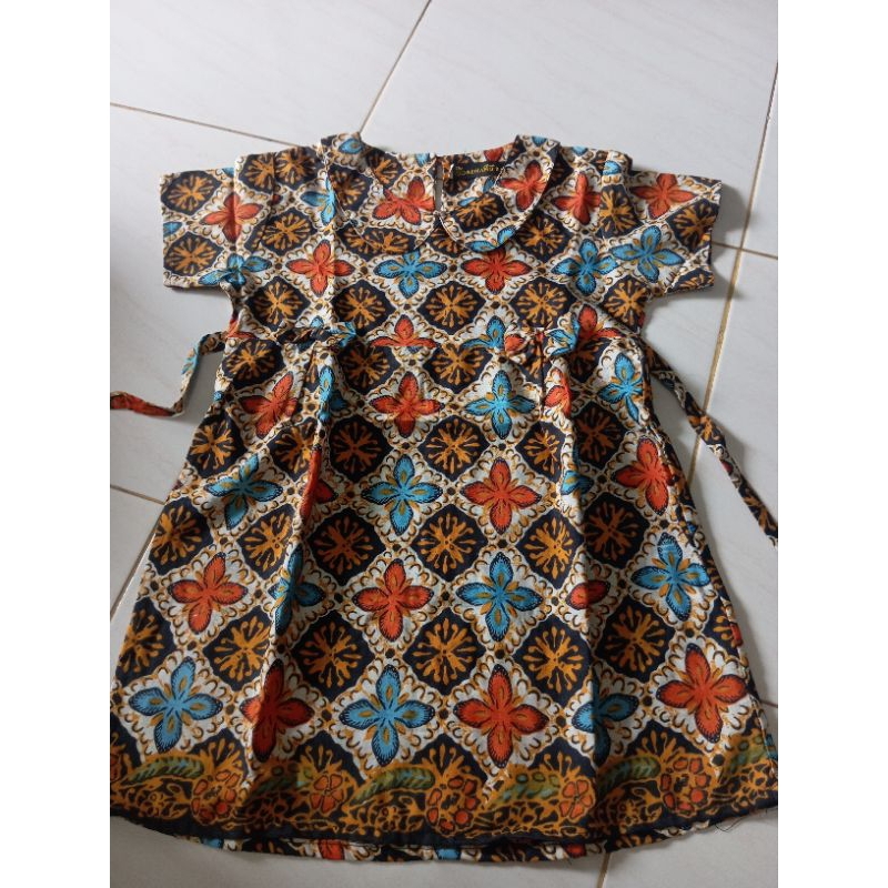 preloved batik anak cewe batik benang raja