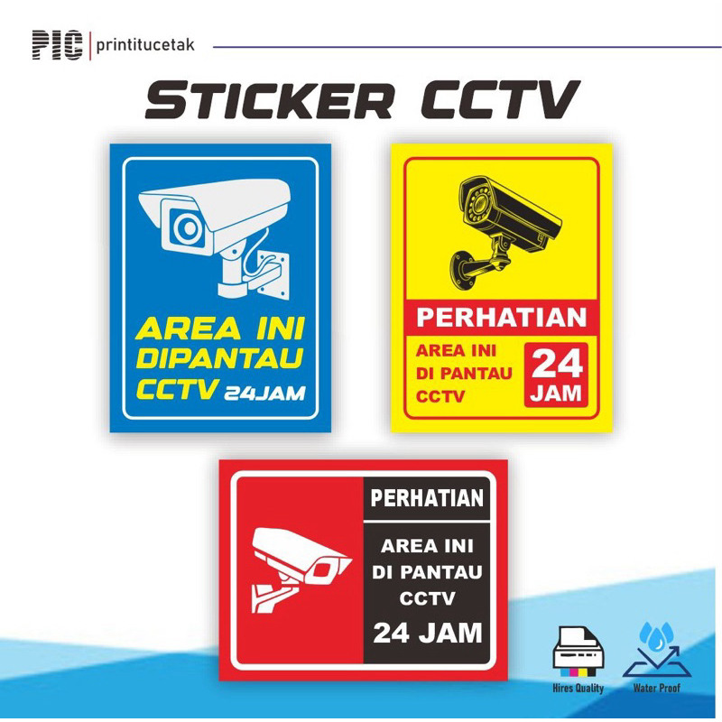 

Stiker CCTV • Stiker Label CCTV • Label CCTV • Stiker Label Anti Air • Stiker Tahan Lama