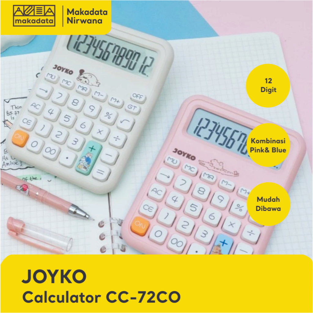 

JOYKO CALCULATOR/KALKULATOR CC-72CO (1 PCS)