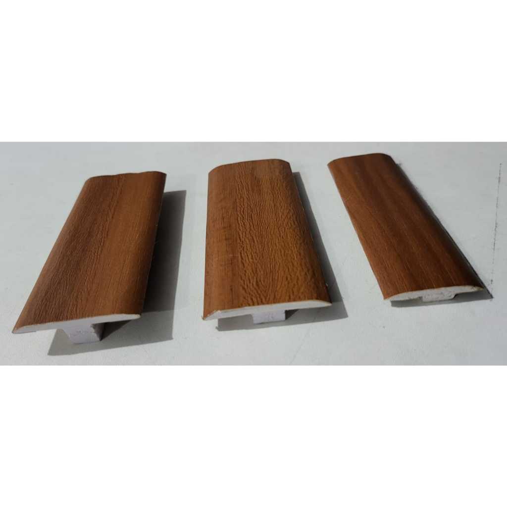 List Transisi pvc parket, spc dan vinyl motif warna custom 2,4 meter