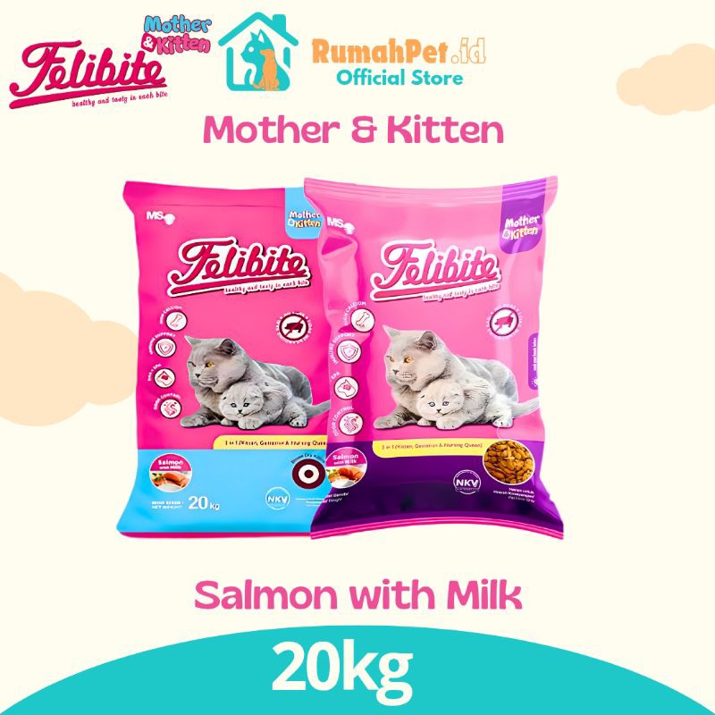 Felibite Cat Food Mother & Kitten 20kg Felibite Makanan Induk & Anakan Kucing 20kg