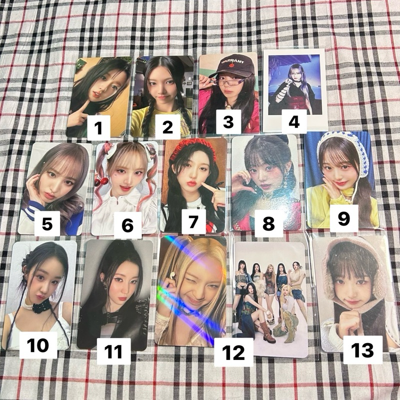 [READY STOCK] PC PHOTOCARD IVE ILLIT BAEMON BABYMONSTER MOKA WONHEE IROHA MINJU YUNAH JANG WONYOUNG 