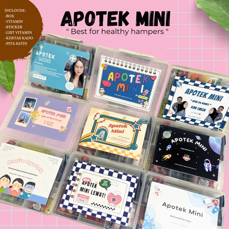 

APOTEK MINI READY STOCK HEALTHY HAMPERS KADO ULTAH VALENTINE UNTUK PACAR