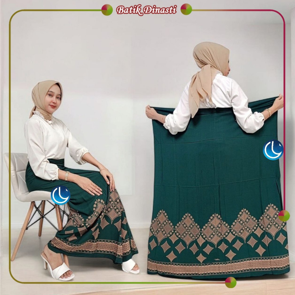 Pakaian Muslim Wanita - Bawahan Sarung Goyor - Motif Batako