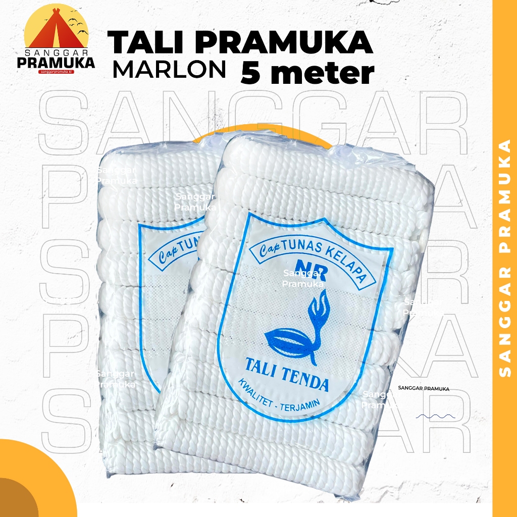 

Tali Marlon 5 meter / Tali Pramuka Marlon 5 meter / Tali Pramuka 5 Meter