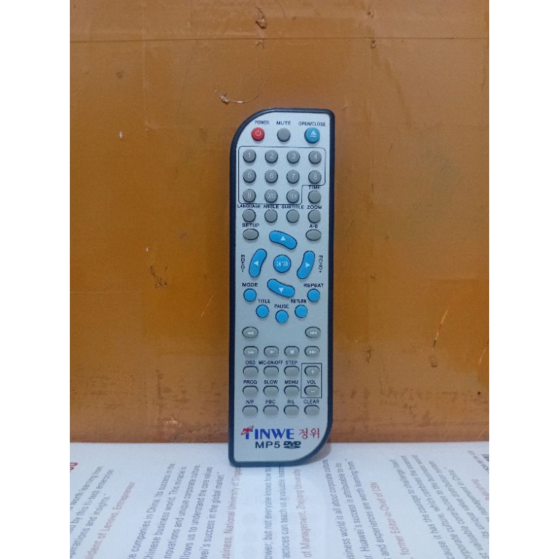 REMOTE DVD PLAYER TINWE MP5 ORIGINAL