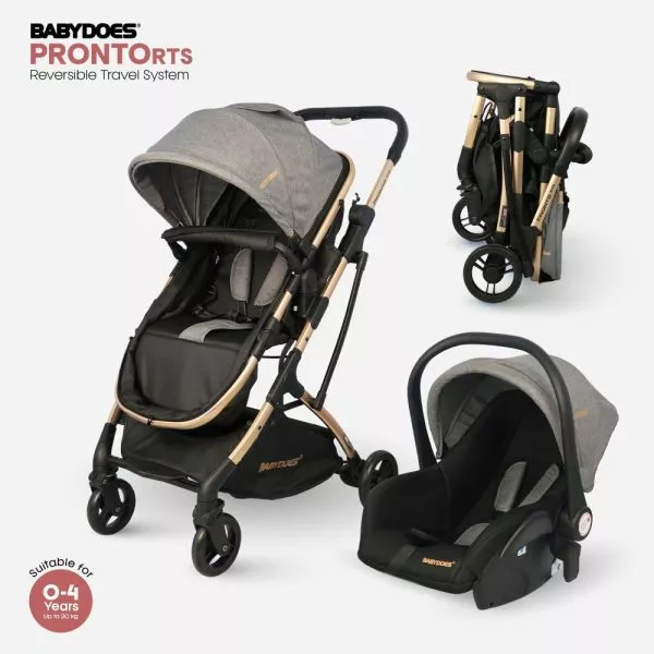 Stroller Cocolatte  CL 4075B VAPOR TS / Babydoes Pronto R Travel System