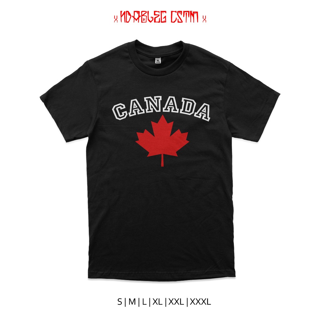 Kaos canada tshirt canada combed 24s