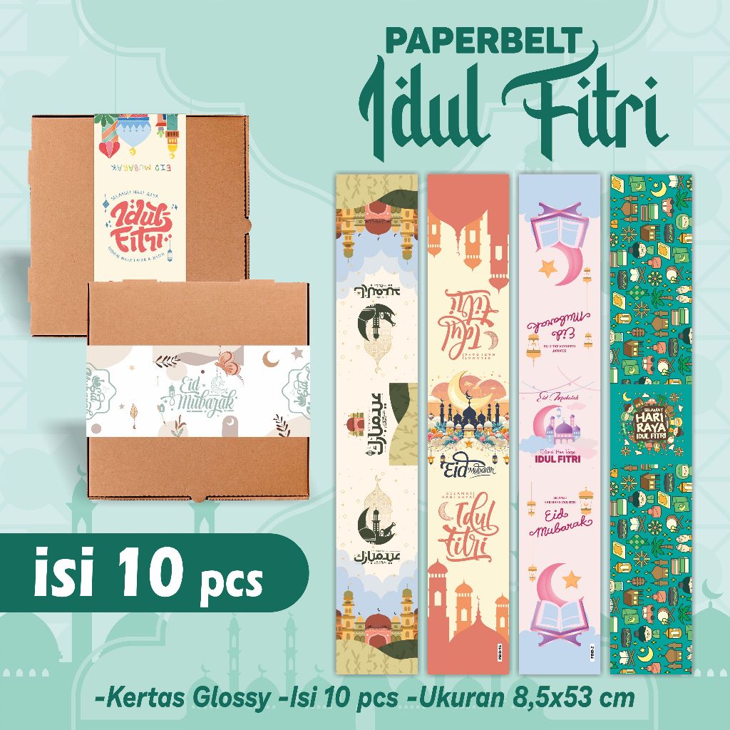 

Paper Belt hampers idul fitri - Paper Sleeve - paperbelt idul fitri