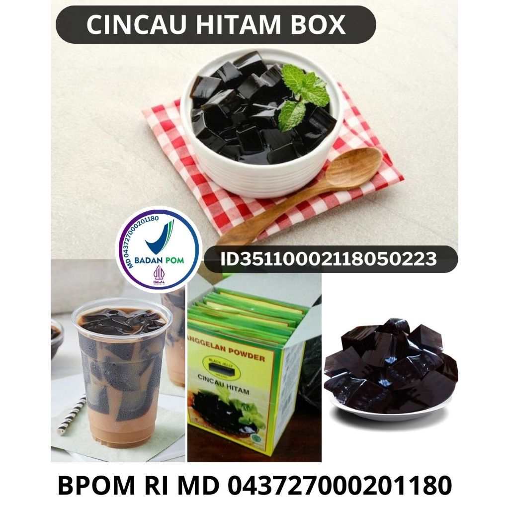 

TERMURAH..!! Cincau Hitam Instan, Cincau Hitam Powder Kemasan Aluminium Foil 1 Kg