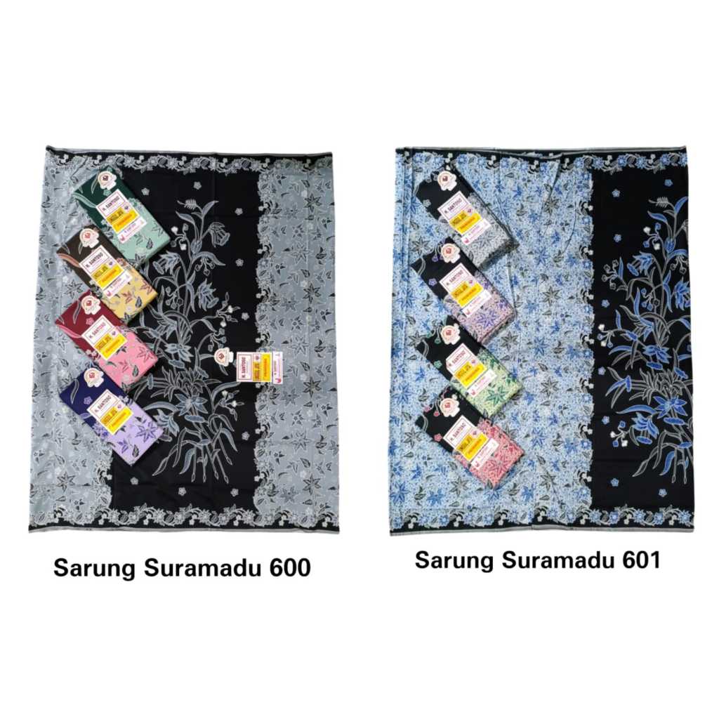 Sarung Batik Wanita Unggul Jaya - Putri Jelita - Suramadu 600 dan 601 - Warna Soft dan Elegant