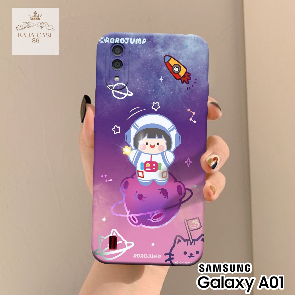 Softcase Samsung Galaxy A01 - Rajacase - Case Samsung Galaxy A01 - Motif Case Lucu - Case Samsung Ga