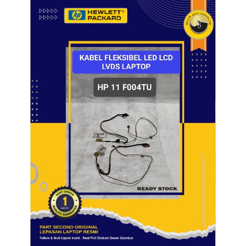 Kabel LED LCD Fleksibel Laptop HP HP 11F SERIES 11-F004TU 11-F006TU 11-F103TU Original Second