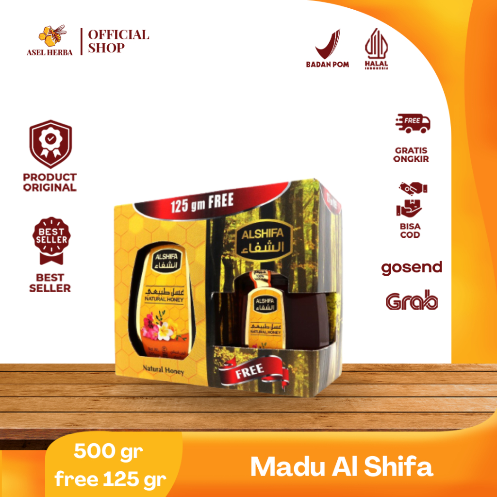 AL SHIFA - Madu Al Shifa 500gr free 125gr