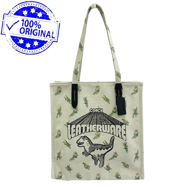 NEW Coach Rexy Leatherware Canvas Tote Bag Original