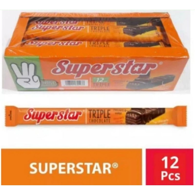 

SUPERSTAR Triple Chocolate 12.5gr (isi 20pcs)