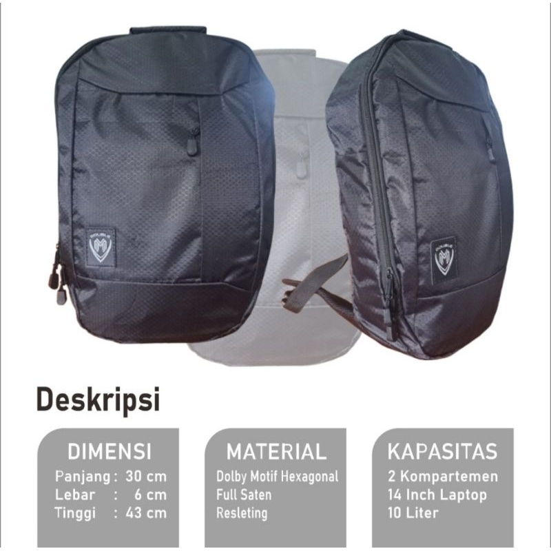 Tas Ransel Double M A01106 (Turtle)