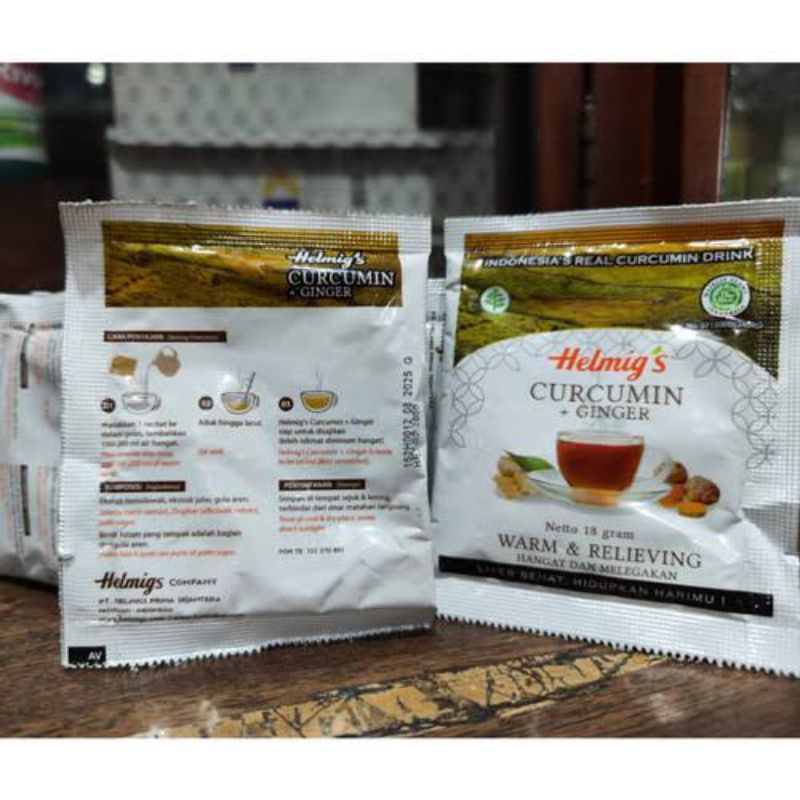 

helmig's curcumin isi 10 saches 18 gr