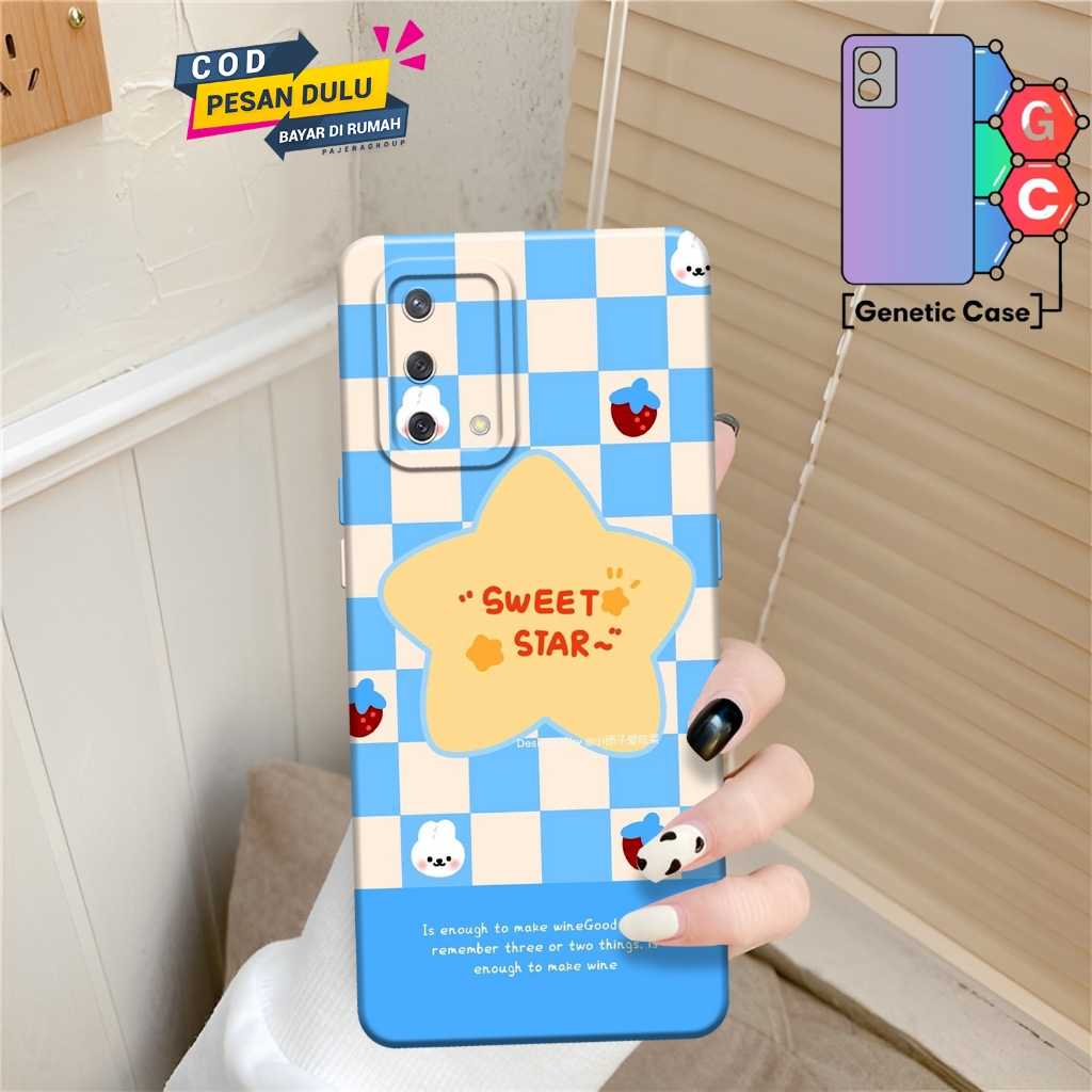 SOFTCASE KARAKTER CUTE FOR OPPO A95/A74 Custom Case Aesthetic Untuk tipe handphone oppo vivo realme 