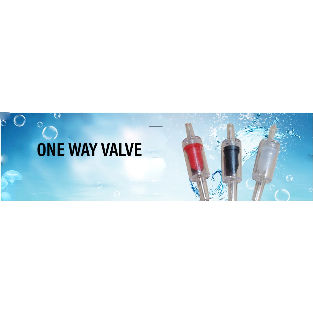 Luckysus One Way Valve Aquarium Katup Anti Balik 4mm 6mm 8mm 10mm – Check Valve Selang Aerator CO2 A