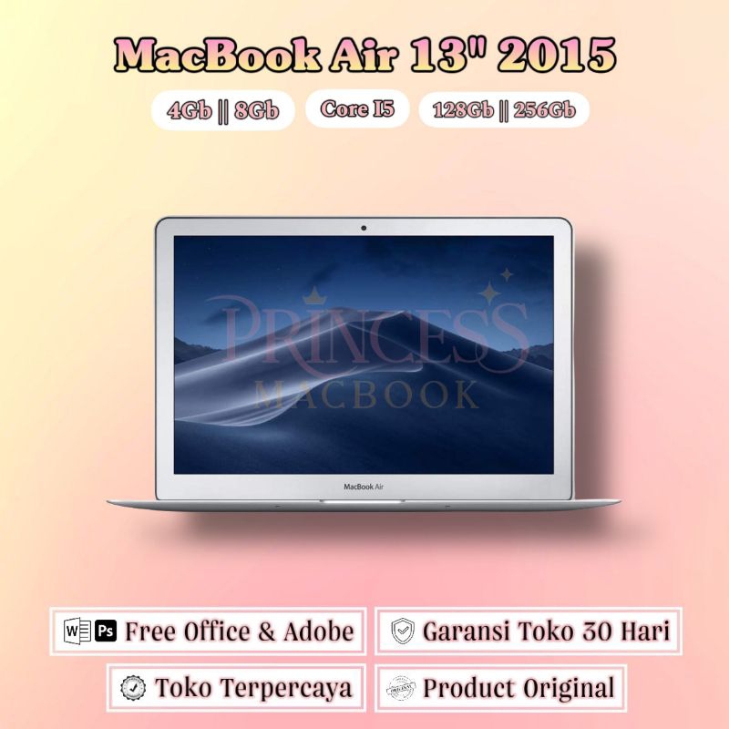 BEST PRICE MACBOOK AIR 2015 13 INCH SECOND ORIGINAL