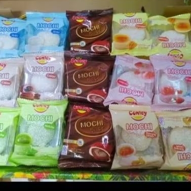 

hampers lebaran kue paket mochi conley 1 dus isi 30 pcs mix rasa