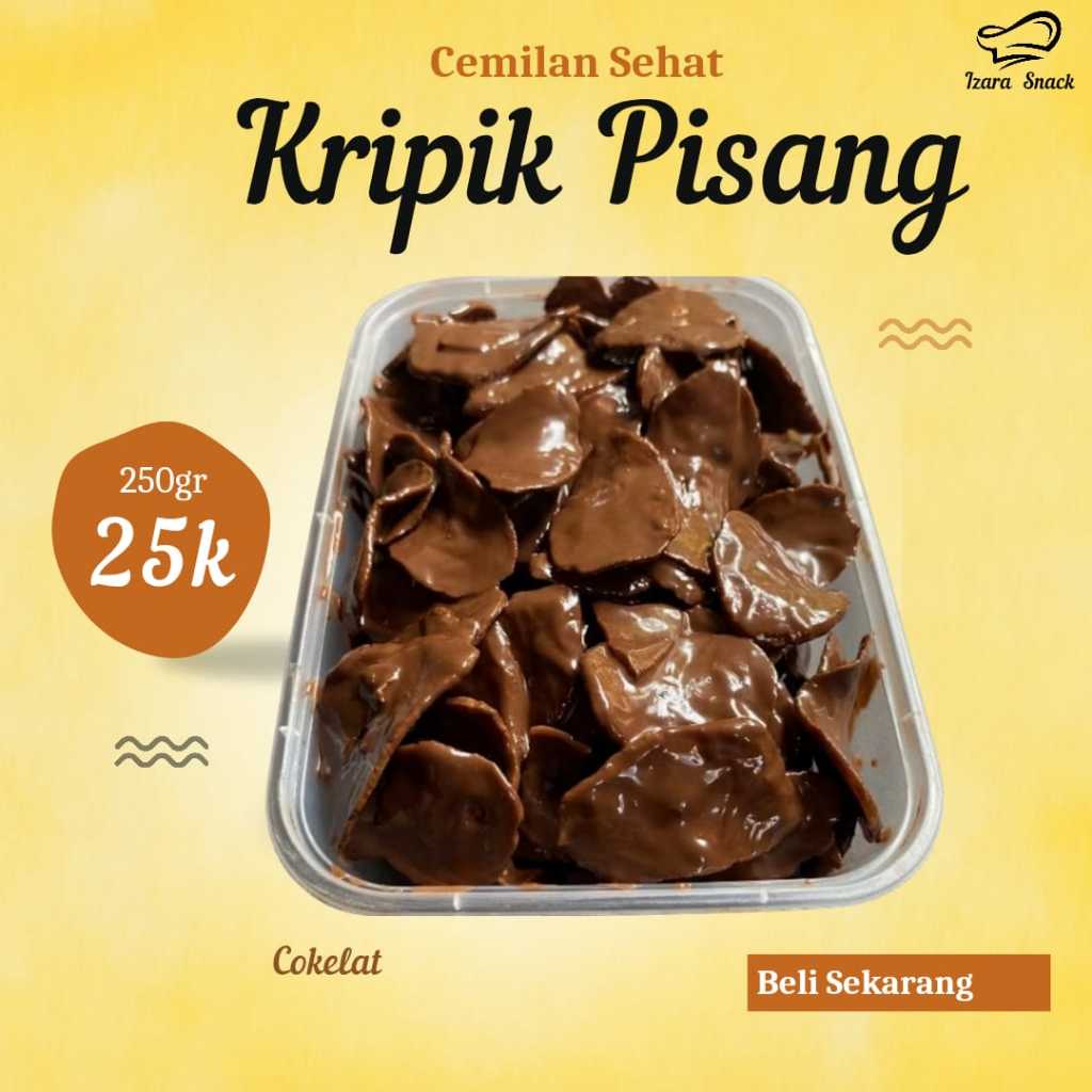 

Kripik pisang lumer sehat