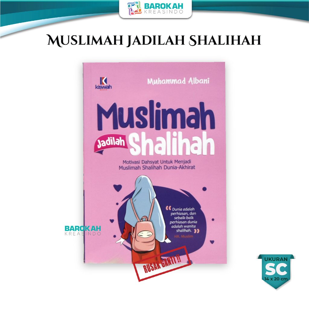 [Bisa COD] Buku Muslimah Jadilah Shalihah, Buku Islami, Buku Agama, Buku Motivasi Dalam Islam