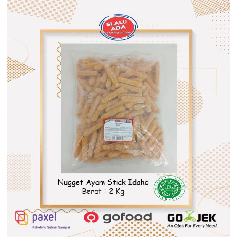 

Idaho Nugget Ayam Stik Berat 2 Kg