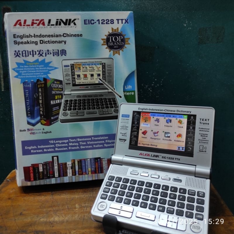 

Kamus Bahasa Inggris/Kamus Elektronik Alfalink 16 Bahasa/Real Picture/Limited Stok