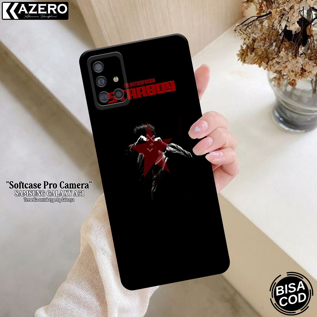 Kesing Samsung Galaxy A51 - Kazero Fashion Case Aesthetic - Case Samsung Galaxy A51 - Pelindung Hp -