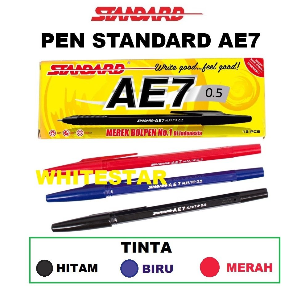 

pulpen / bolpen / pen standard ae7 0.5