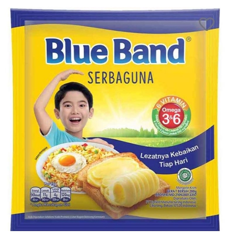 

Blue band serbaguna 200gr / BLUEBAND 200GR