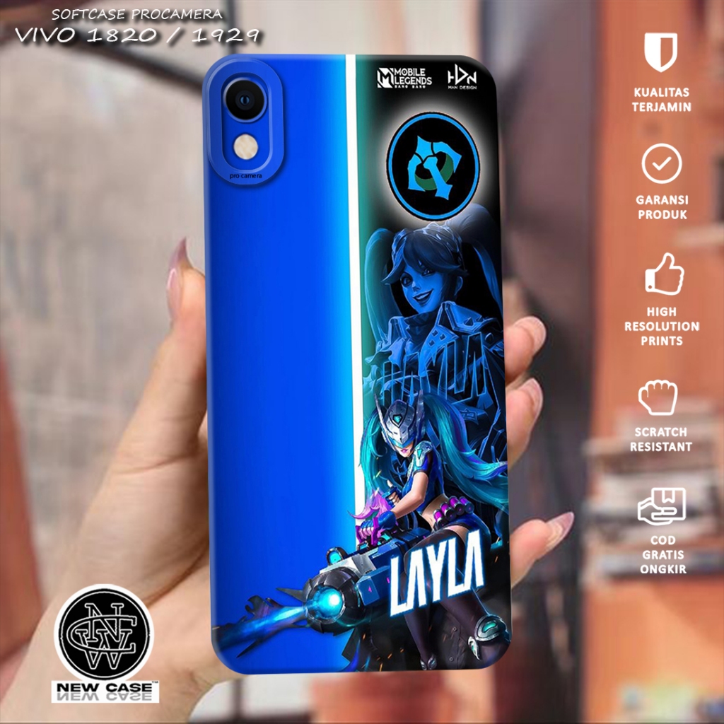 Case compatible for VIVO Y91C Y1S 1820 1929 Casing Procamera VIVO Terbaru 2025 { Case MPL} Silikon H