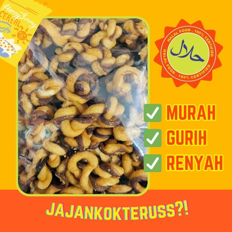 

JAJANKOKTERUS Plintiran Manis Premium 500gr – Camilan Tradisional Renyah dengan Rasa Manis Istimewa