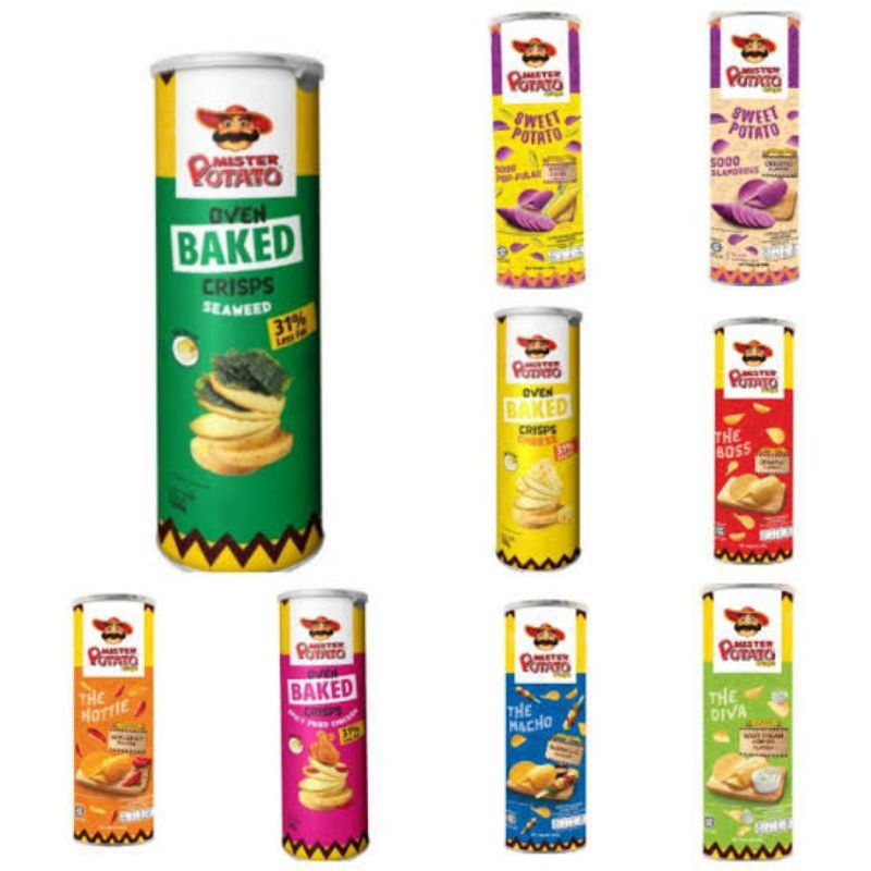 

12 toples mister potato. mix rasa sesuai stok