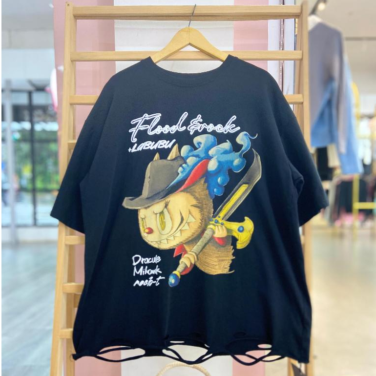 [dc1583] Dracula Labubu Kaos Oversize