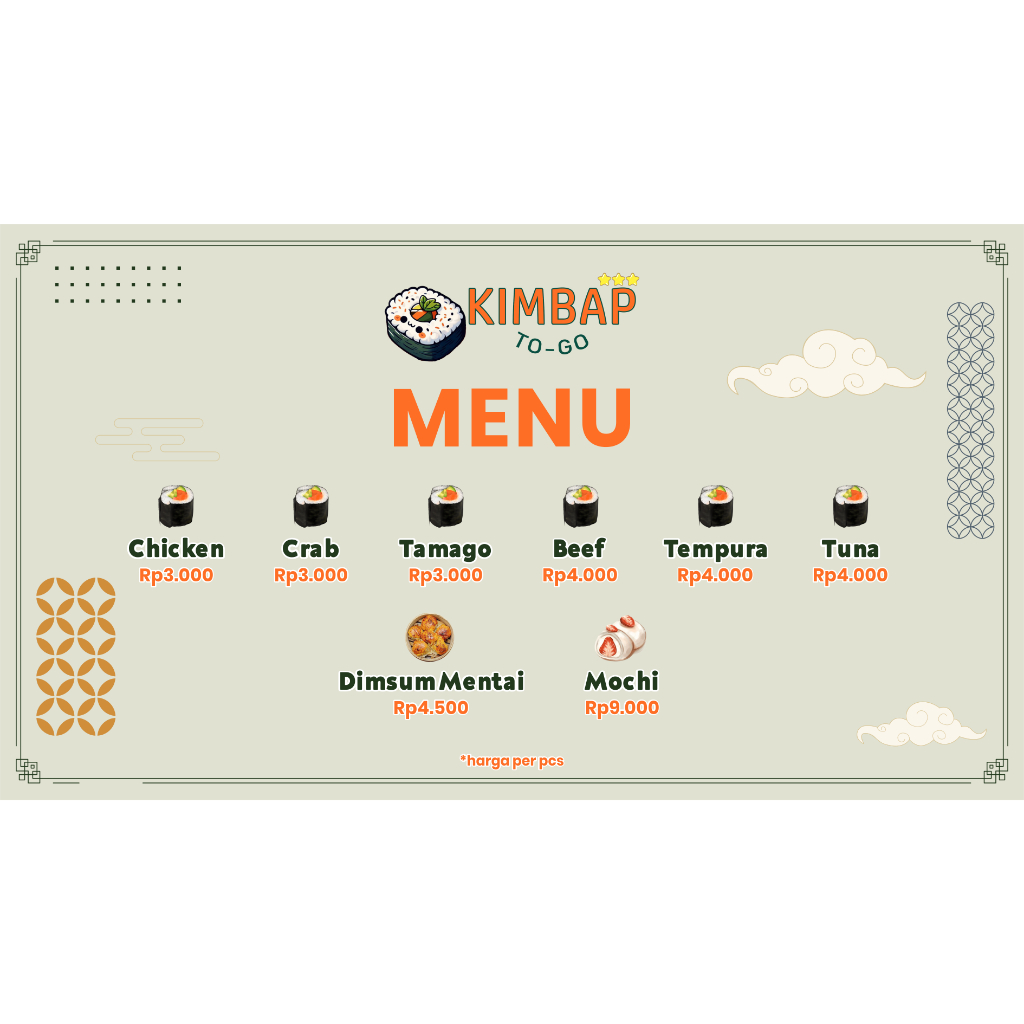 

DESAIN MENU SALON / WARUNG / MAKANAN / MINUMAN / STAND