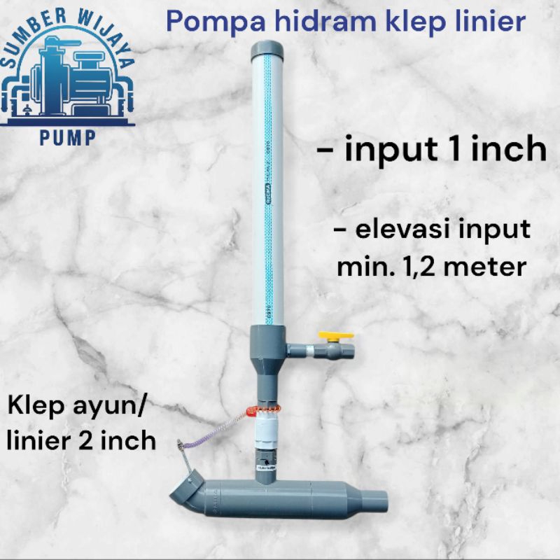 POMPA HIDRAM MINI 2 INCH KLEP AYUN / LINIER