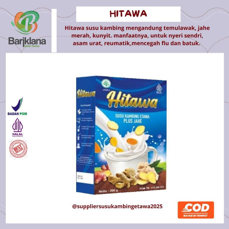 

Hitawa Susu Kambing Etawa Plus herbal