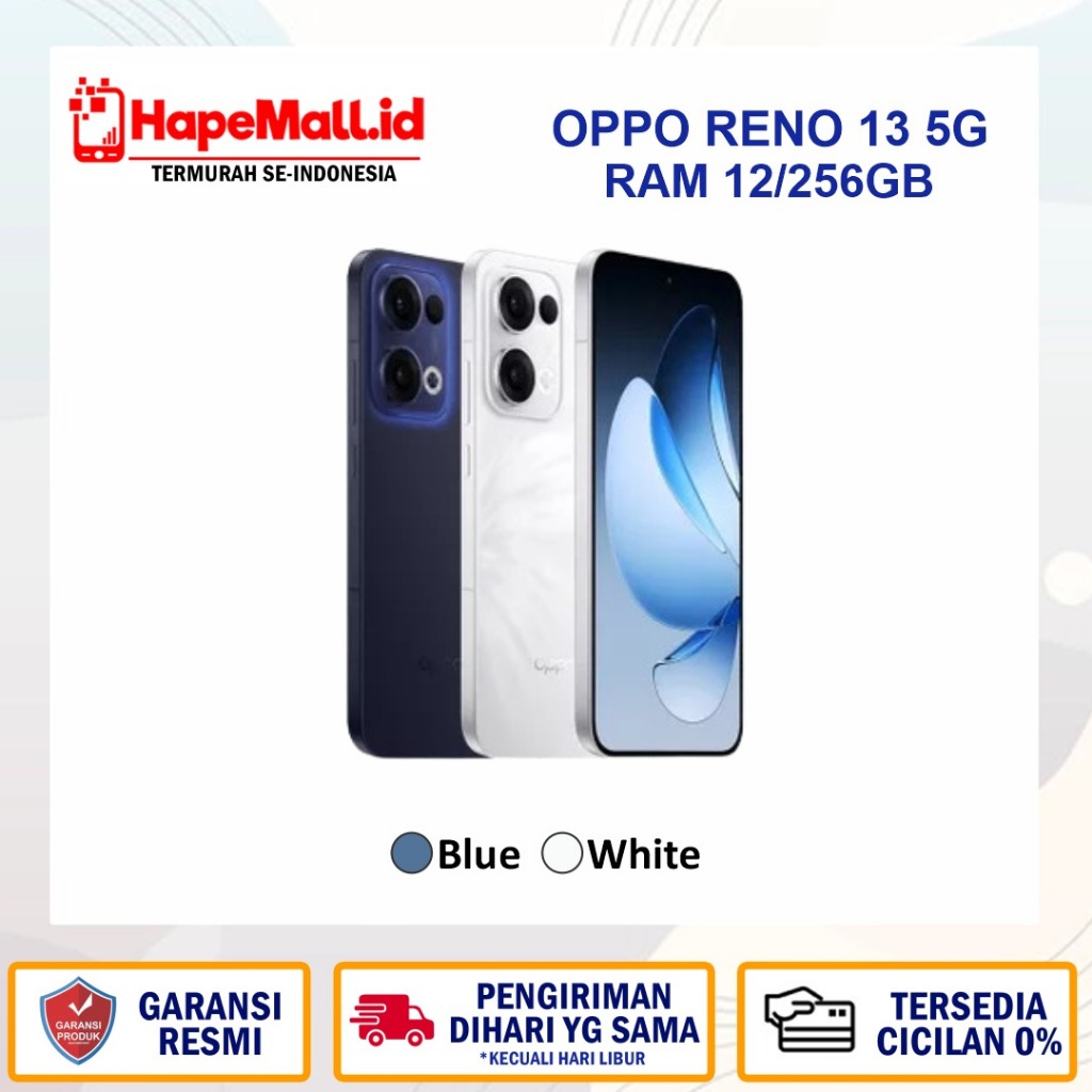 OPPO RENO 13 5G 12/256 GB GARANSI RESMI TERMURAH