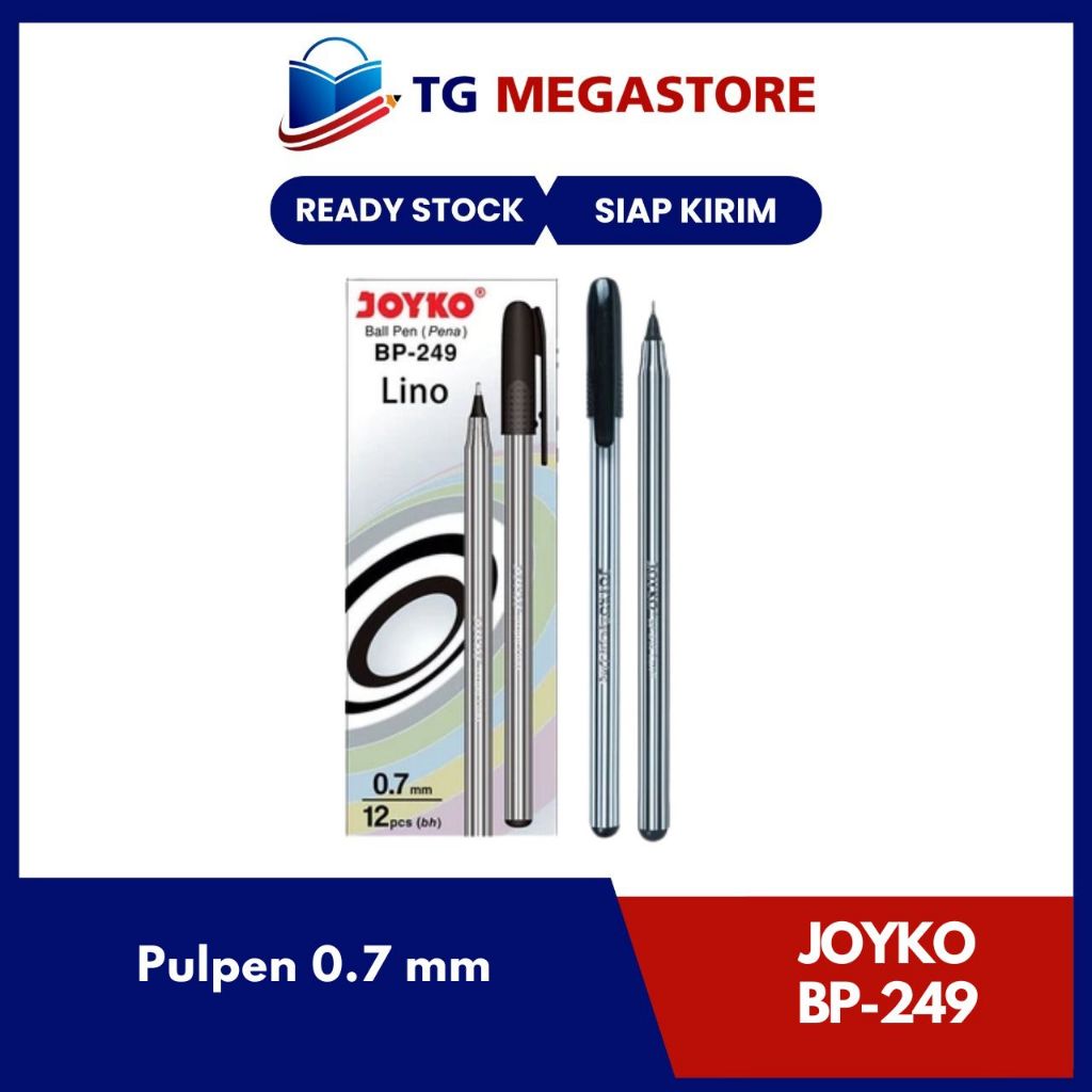 

Pulpen Joyko 0.7mm Lino BP-249