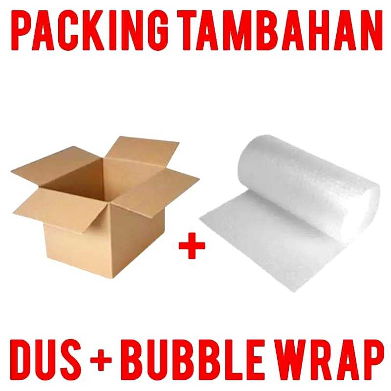 

Packing Tambahan Dus + Bubble Wrap