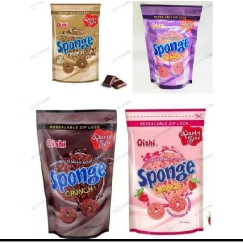 

SNACK OISHI SPONGE RASA UBI BERAT 100 GRAM