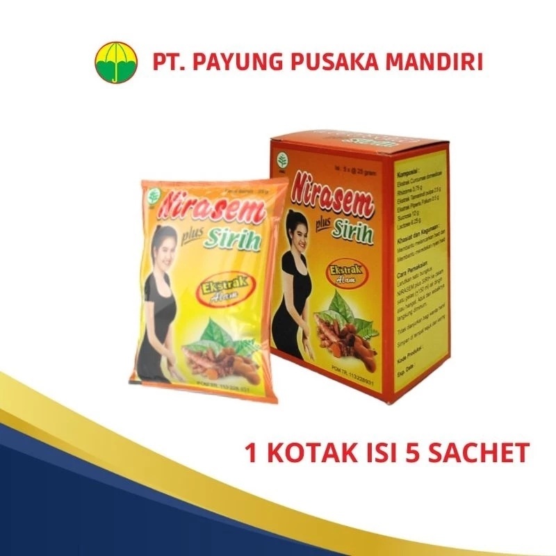 

Nirasem Plus Sirih Isi 5 Sachet Untuk Pria dan Wanita