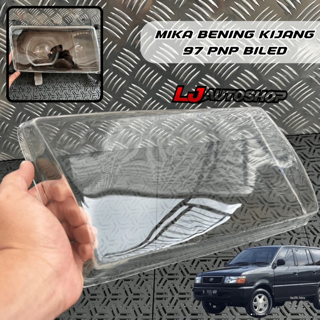 LAMPU DEPAN KIJANG 97 MIKA HEADLAMP KIJANG KAPSUL 97 BENING BAHAN BILED