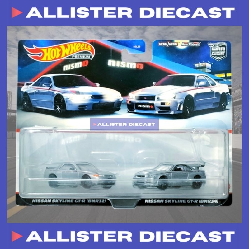 PREMIUM 2 PACK Hot Wheels Nissan Nismo 2 Pack Hotwheels Nissan 2 Pack Hot Wheels Nissan Skyline GTR 