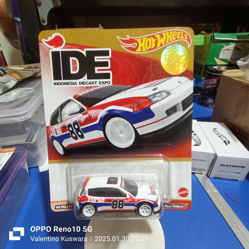 Hot Wheels Civic EG IDE XII holo 3D