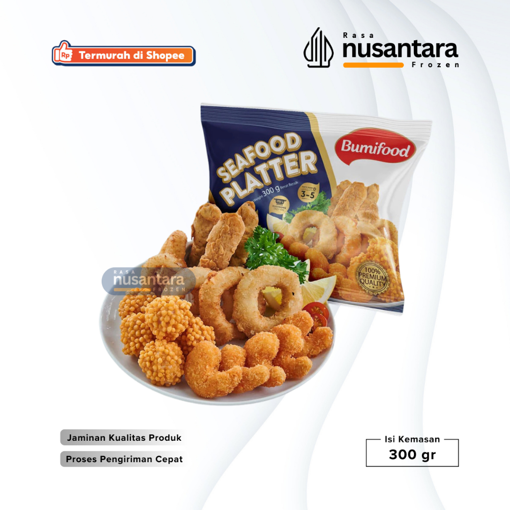 

Bumifood Seafood Platter 300gr Frozen